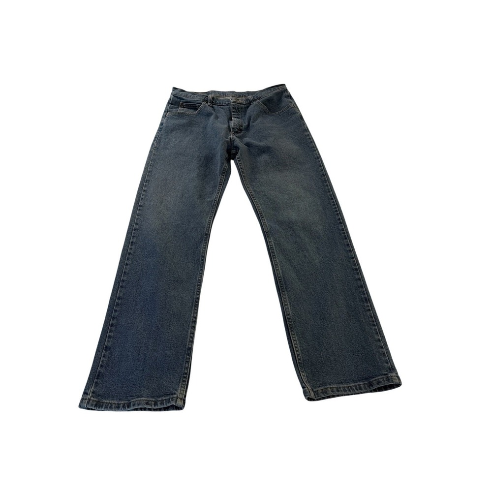 Wrangler Men's Relaxed Fit 33 X‎ 30 Blue Jeans, Stone Wash Or Antique Indigo